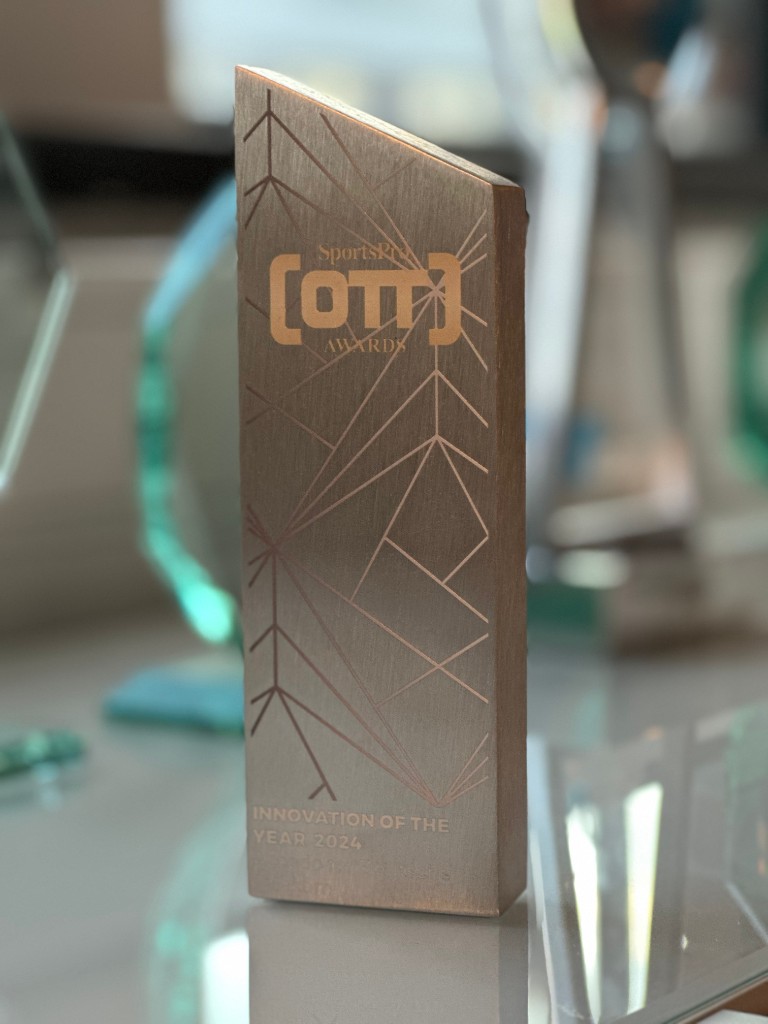SportsPro OTT Awards 2024 Silver trophy