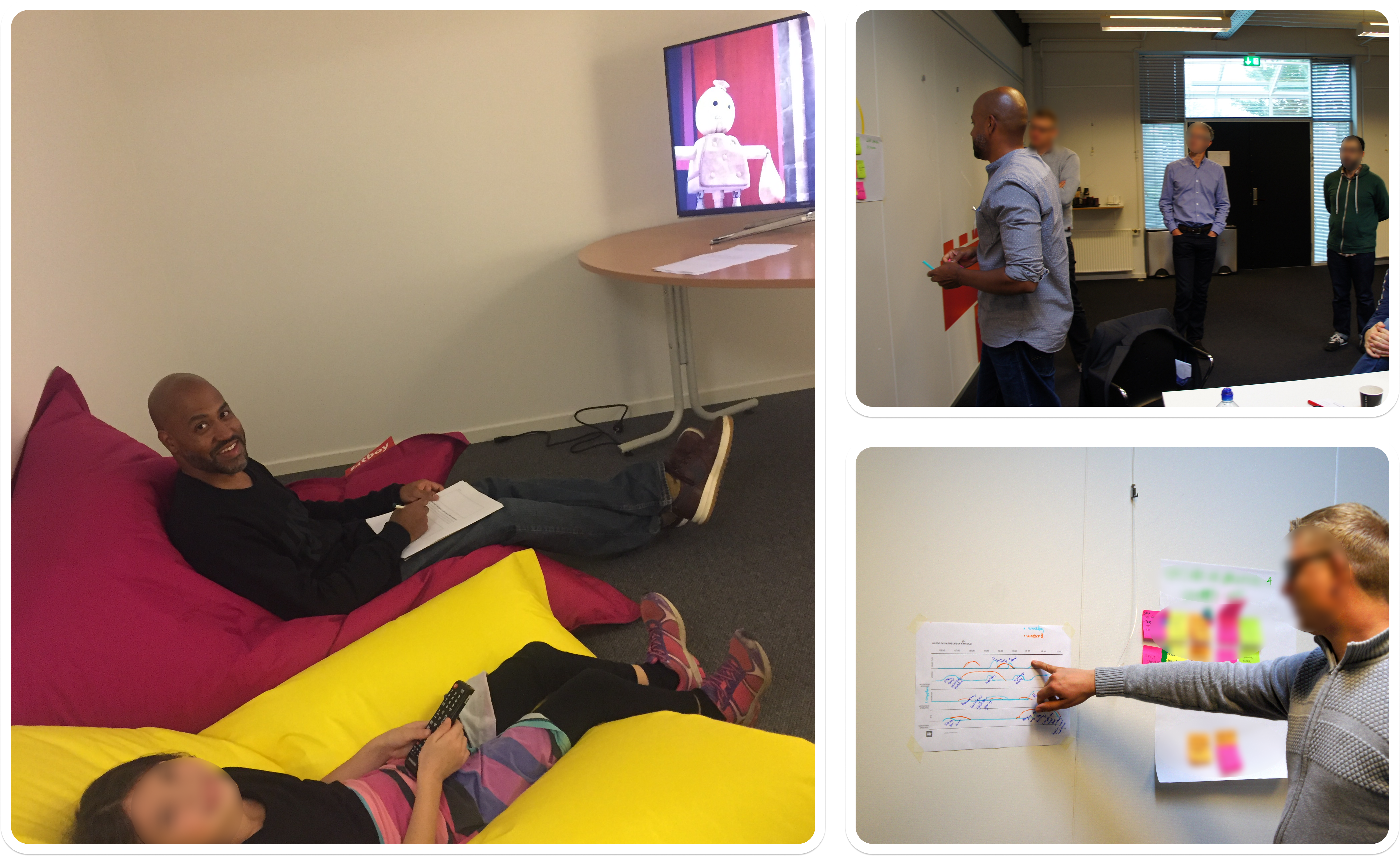 Discovery workshop and usability testing with children using the LEGO TV app
