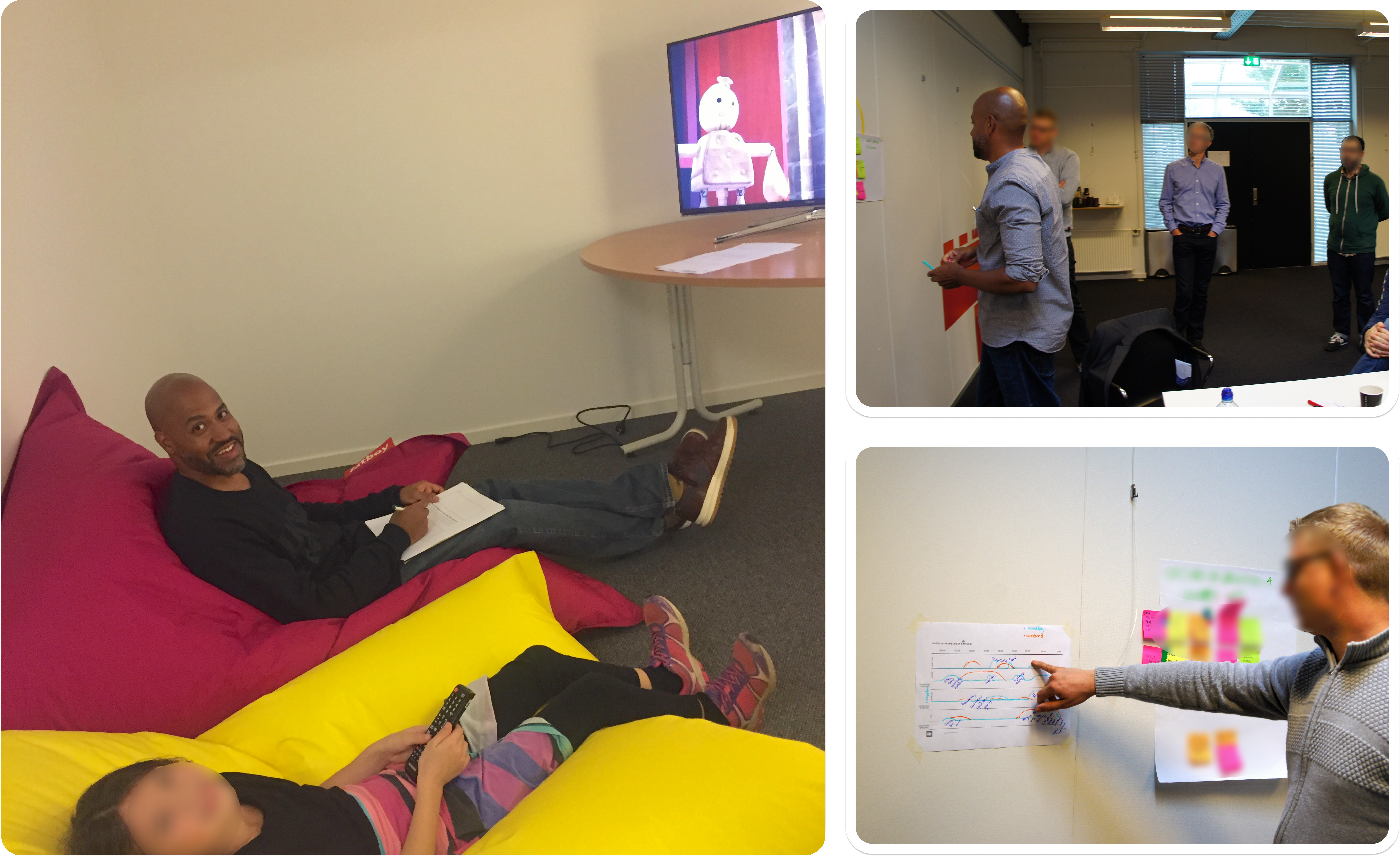 Discovery workshop and usability testing with children using the LEGO TV app